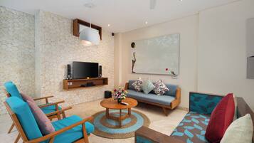 42-inch Smart TV with cable channels