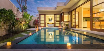 One - Bedroom Villa with Private Pool and 6 mins walk to the beach | View from room