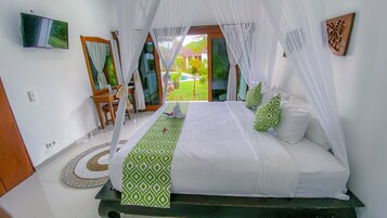 Cofres nos quartos, individualmente decorados