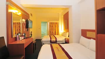 Deluxe Quadruple Room (VIP) | Premium bedding, minibar, desk, blackout curtains
