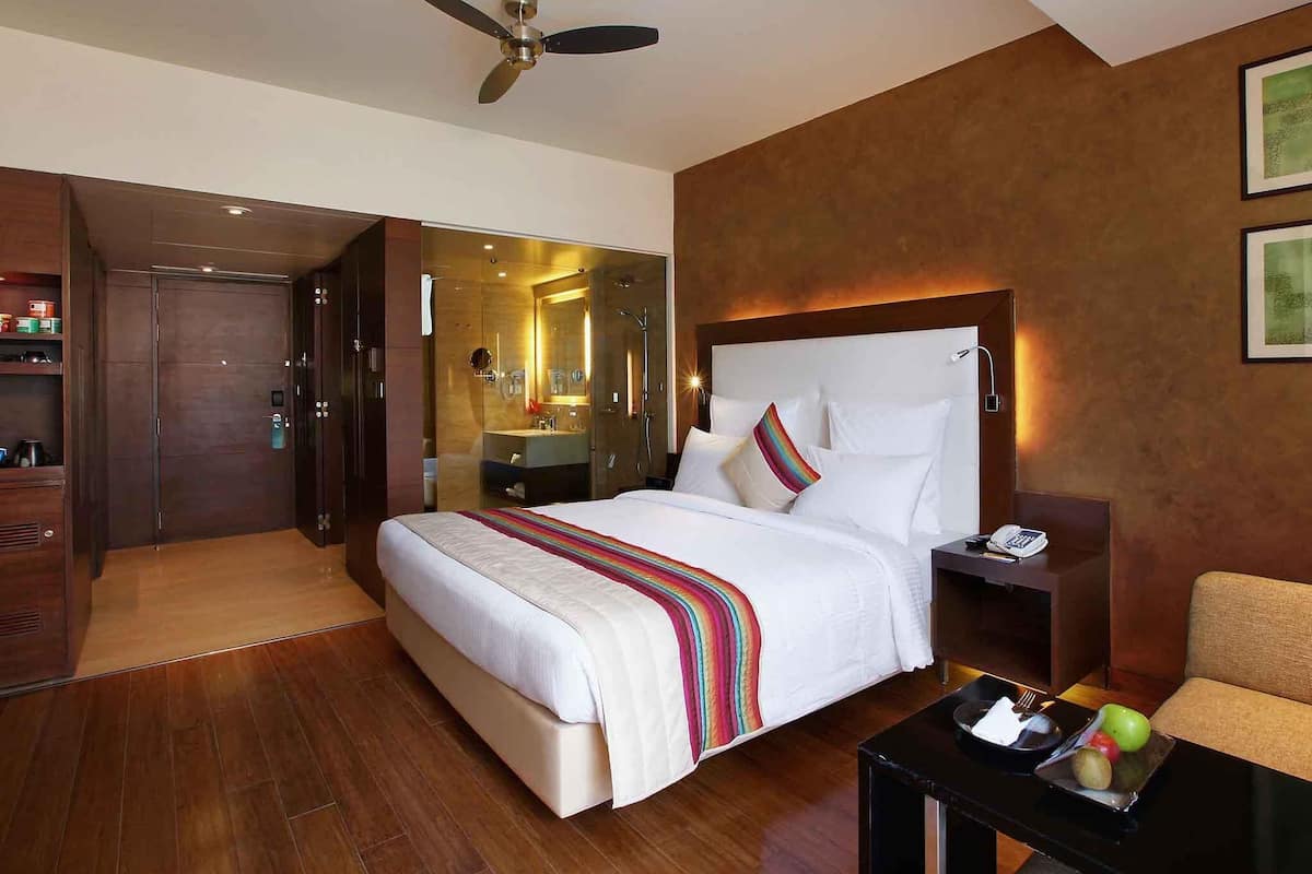 1 quarto, roupas de cama premium, camas com colchões pillow-top