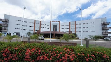 Voorkant van accommodatie