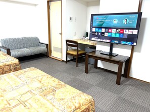 Deluxe Twin Room, Non Smoking | Free WiFi, bed sheets - Hotel Tokeidai (Sapporo)