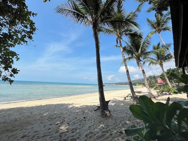 Beachfront Cottage Aircon | Utsikt mot havet/stranden