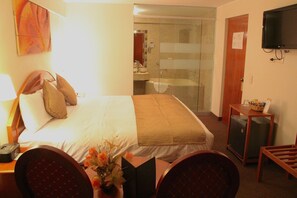 Premium bedding, minibar, in-room safe, rollaway beds