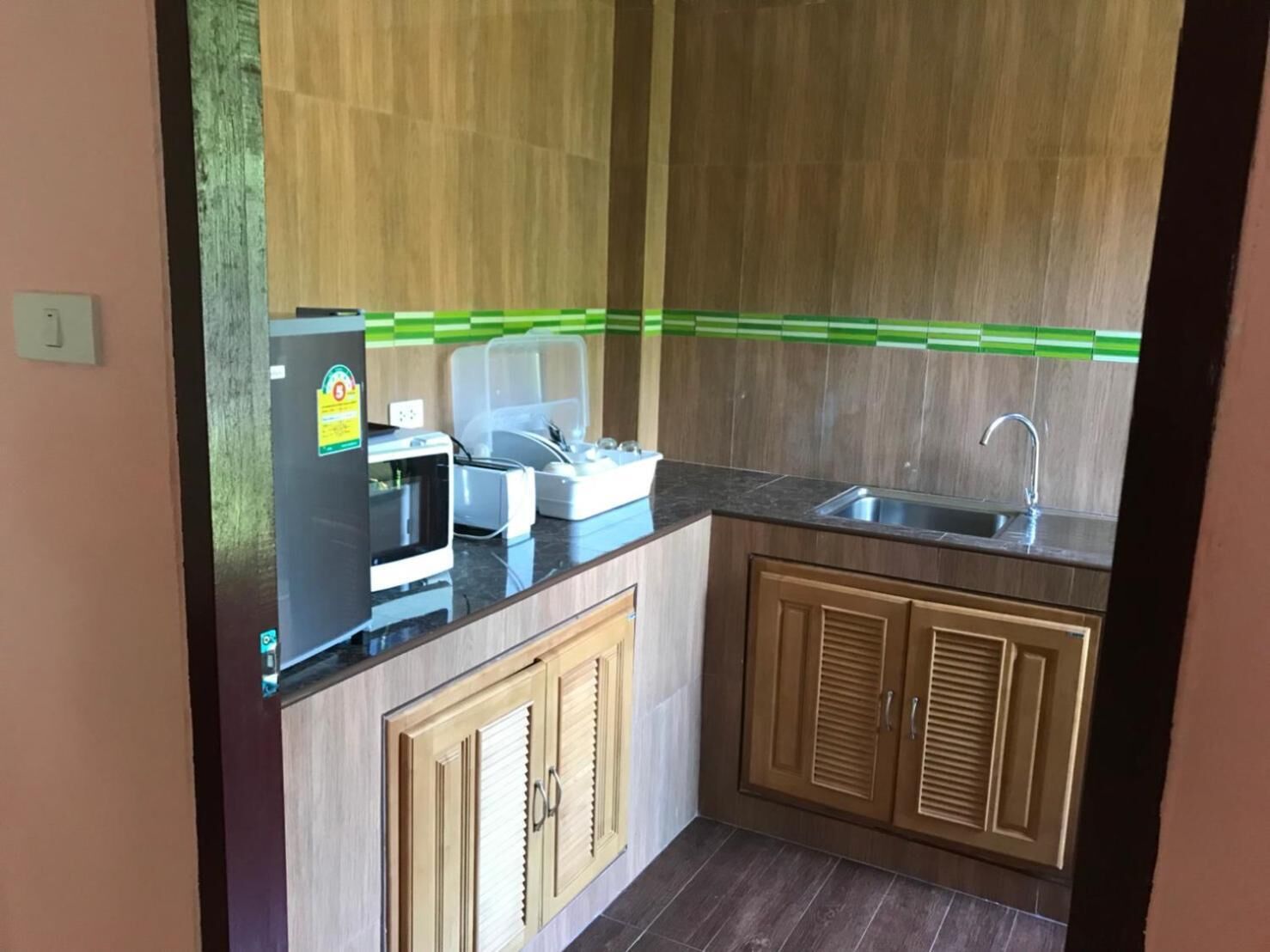 garden view villa | private kitchen | fridge