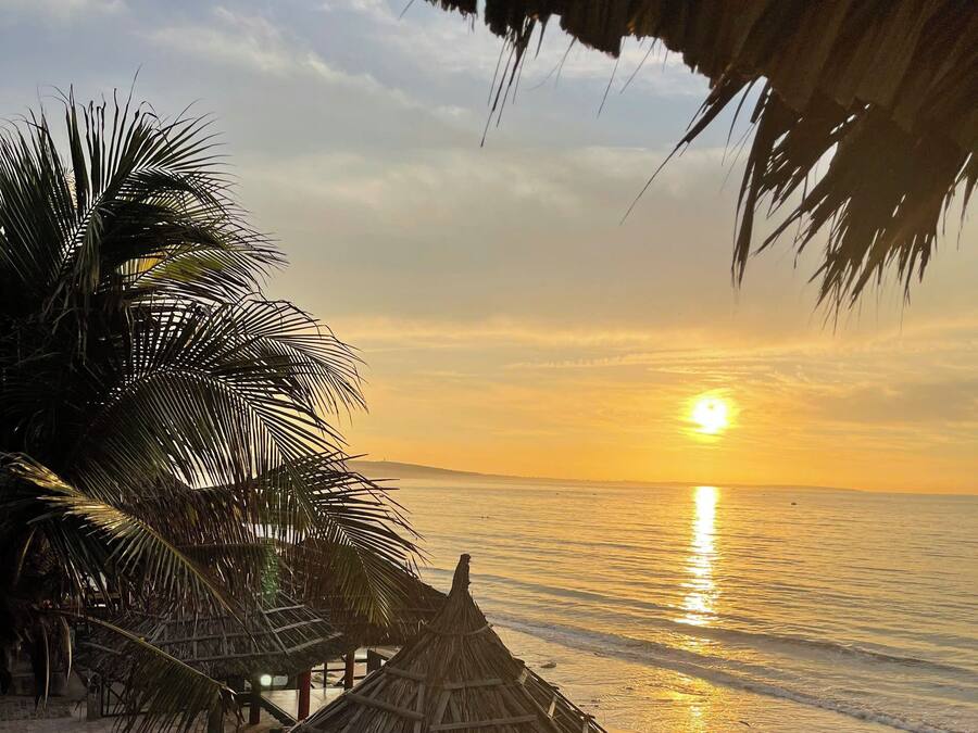 Private beach, sun-loungers