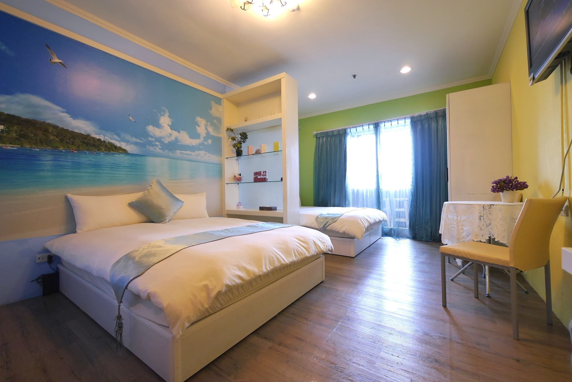 quadruple room | premium bedding, pillow-top beds, individually decorated