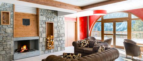 Coin salon dans le hall