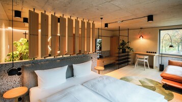 L Design | Down comforters, minibar, desk, soundproofing