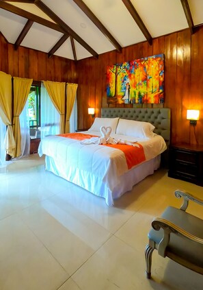 Deluxe Bungalow, 1 Bedroom, Lake View, Garden Area | Premium bedding, desk, bed sheets, wheelchair access