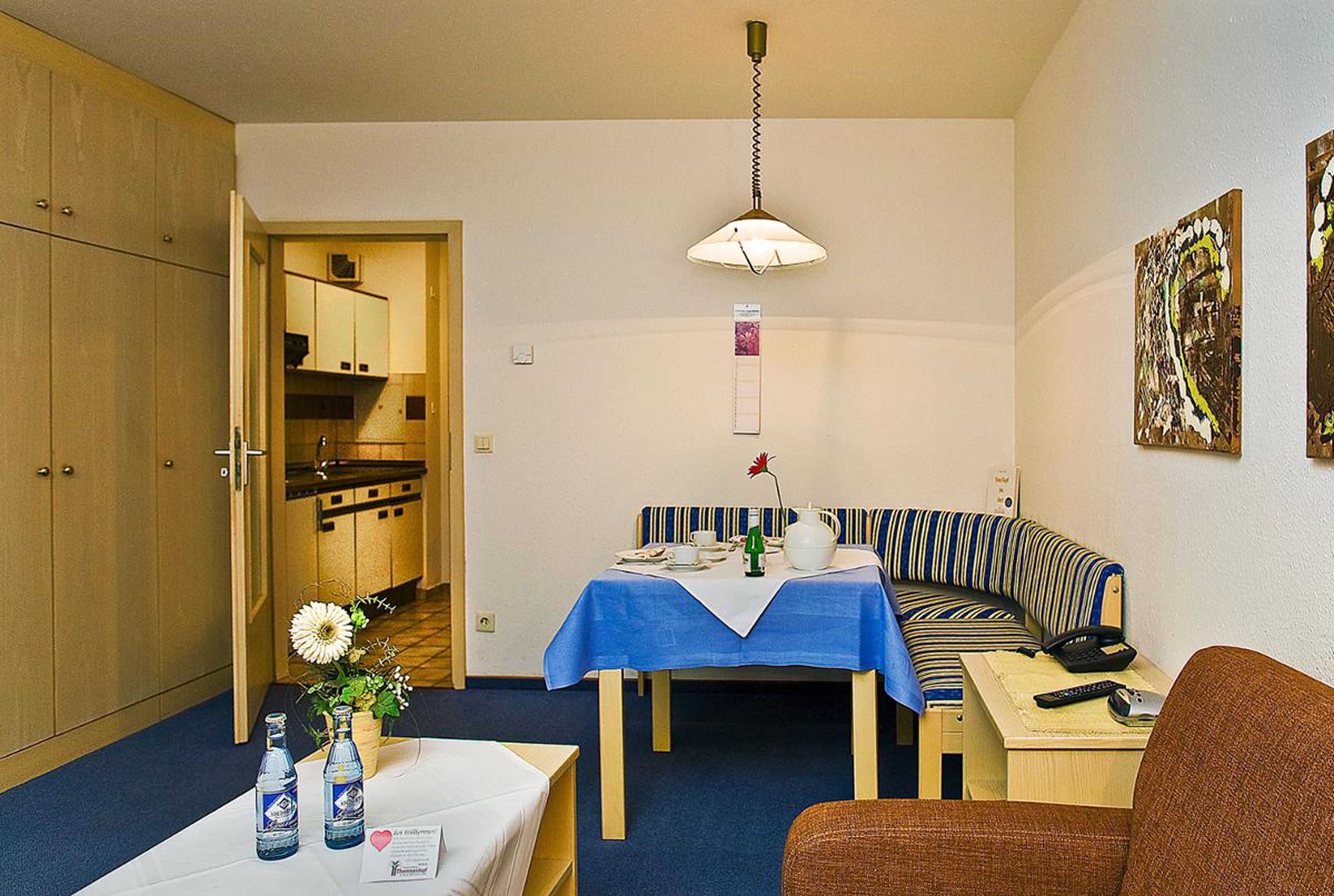 Spiseområde på rommet