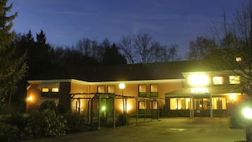 Front of property - evening/night