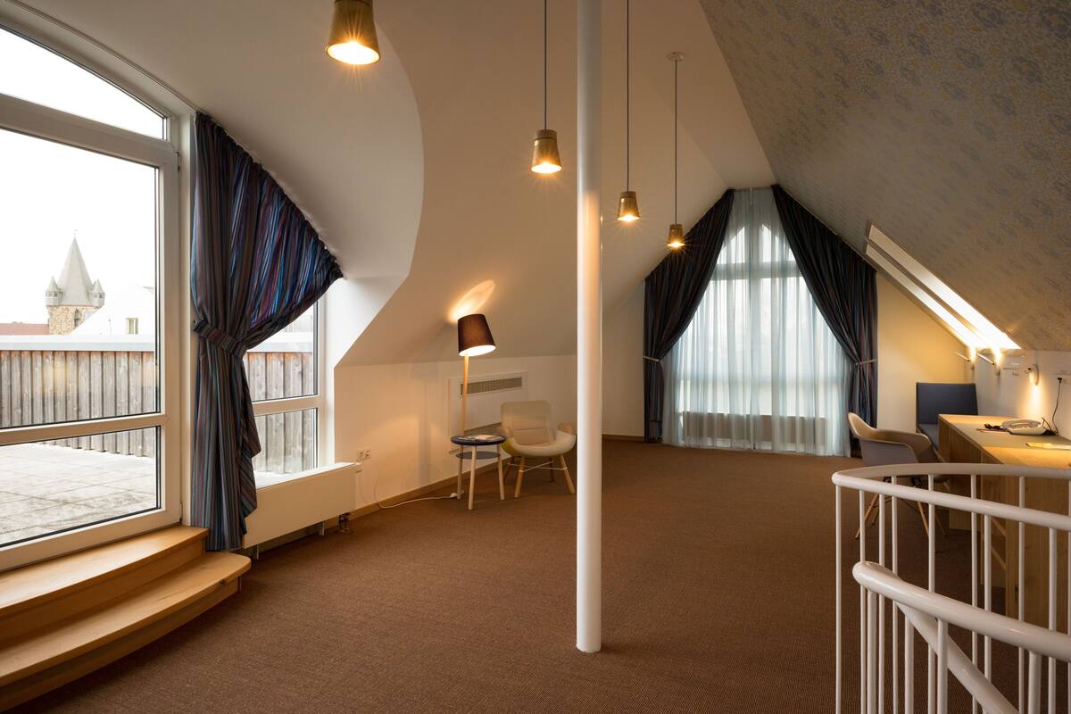 luxury suite, 1 bedroom, terrace (xxl) | 1 bedroom, premium bedding, pillow-top beds, in-room safe