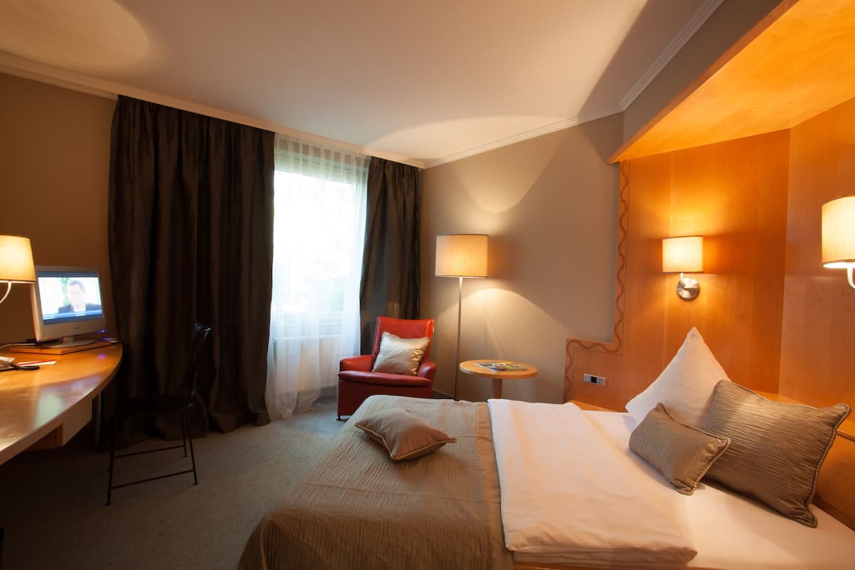 1 Schlafzimmer, hochwertige Bettwaren, Pillowtop-Betten, Zimmersafe