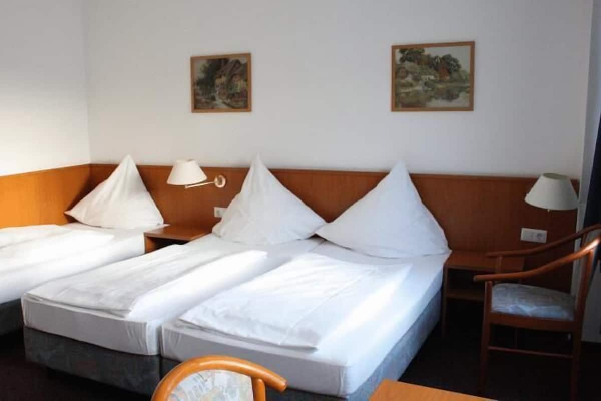 Desk, blackout curtains, iron/ironing board, free WiFi