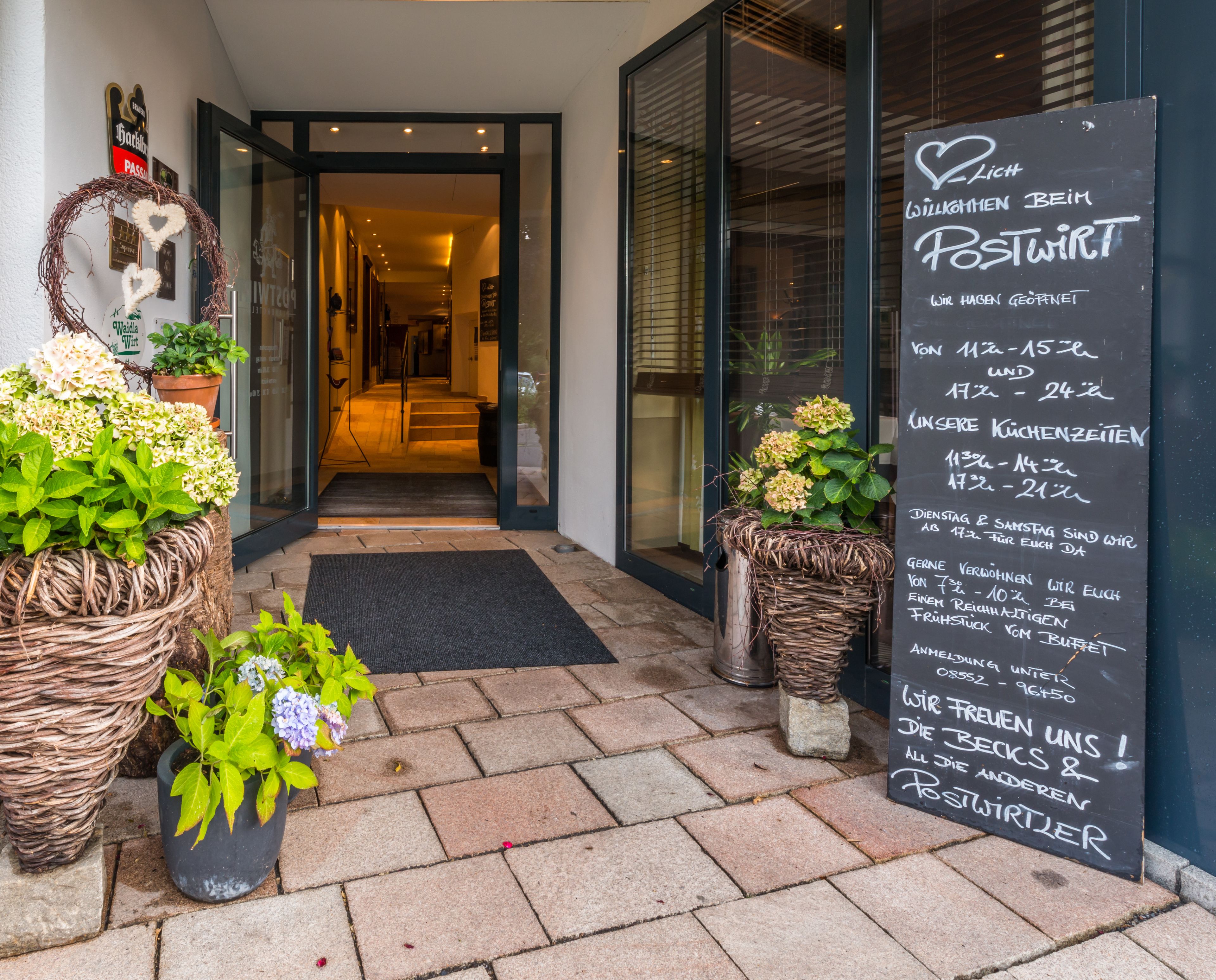 Entrada de la propiedad