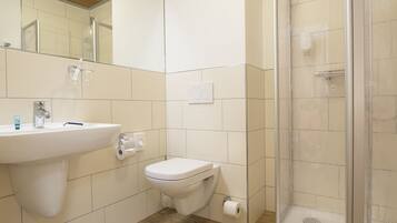 Standard Double Room, 1 Double Bed | Bathroom | Shower, free toiletries, hair dryer, slippers