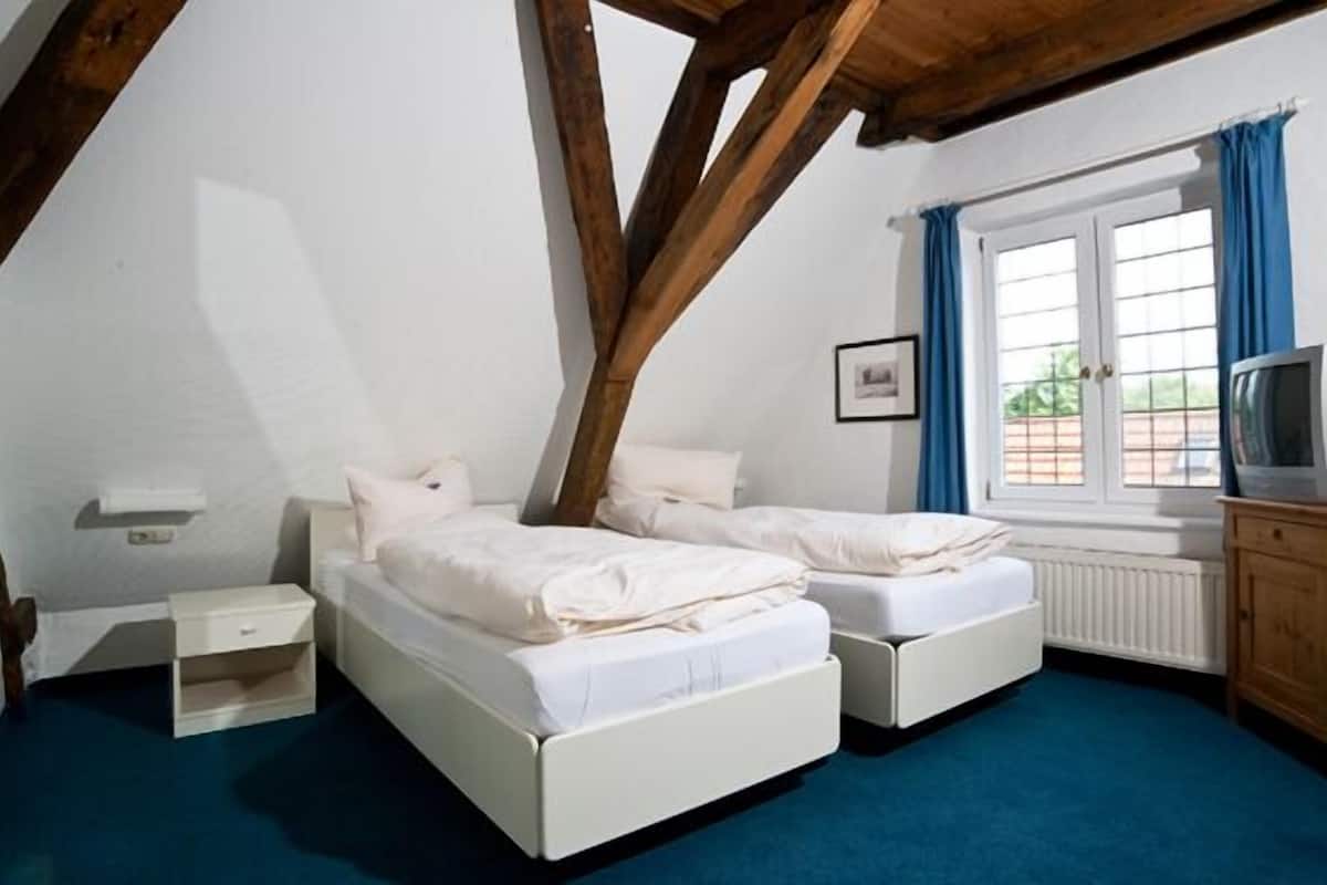 superior double room | in-room safe, individually decorated, desk, blackout curtains