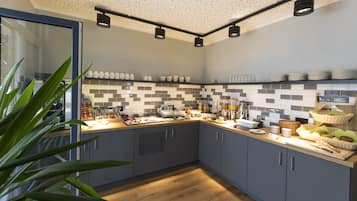 Daily buffet breakfast (EUR 15.00 per person)