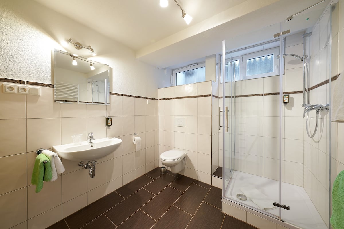 apartment, 1 bedroom | bathroom | shower, free toiletries, hair dryer, towels