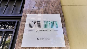 Overnatningsstedets facade