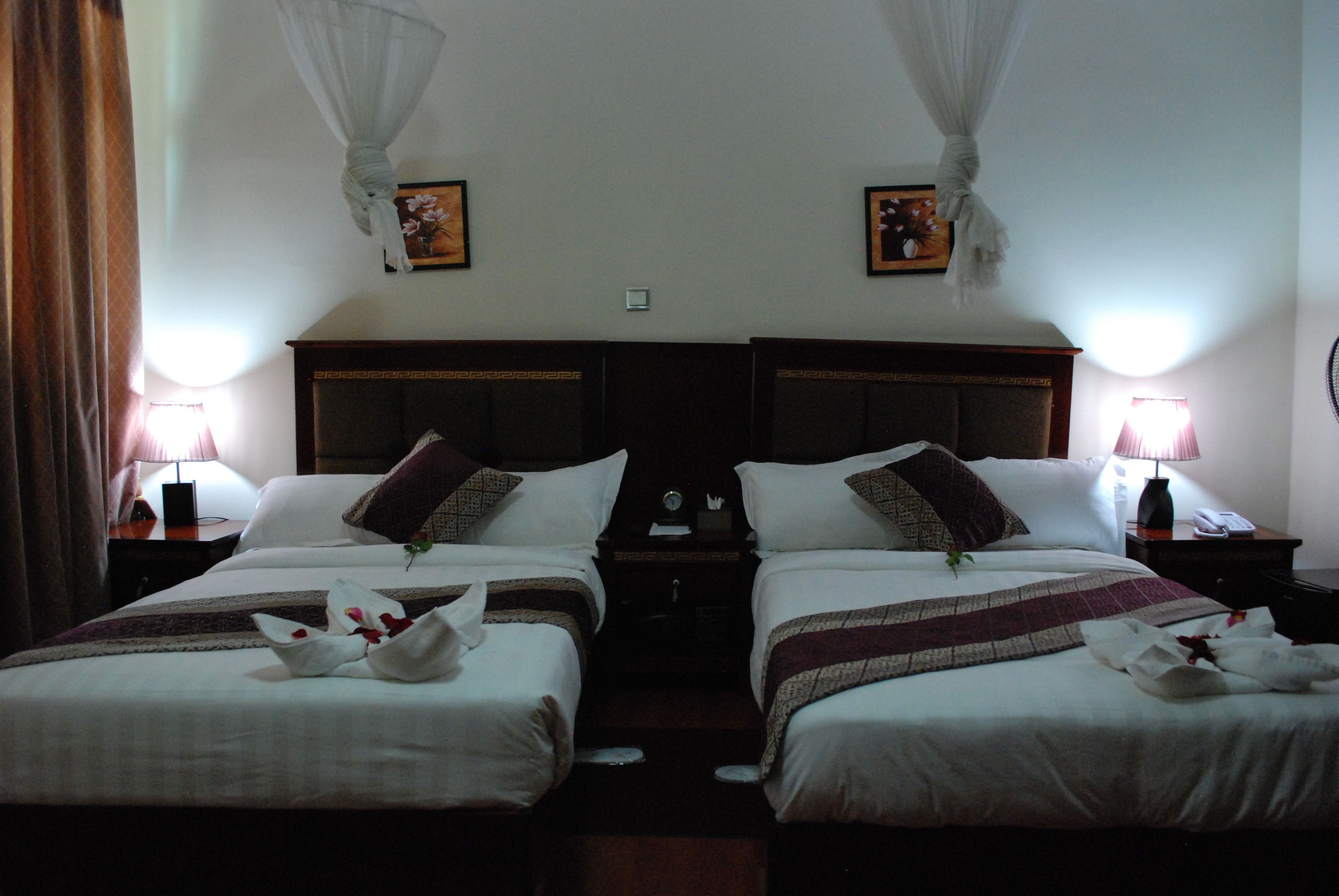 twin room | living area | 32-inch flat-screen tv with satellite channels, tv, first-run films