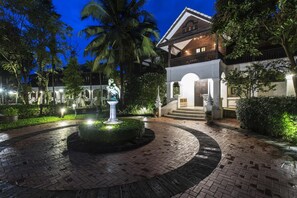 Front of property - evening/night