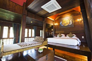 Premium bedding, free minibar items, in-room safe