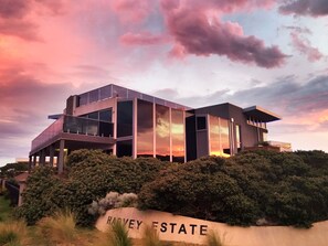 Front of property – evening/night