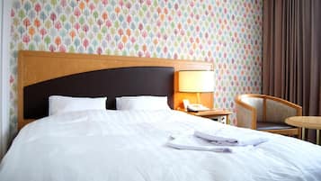 Desk, iron/ironing board, free WiFi, bed sheets