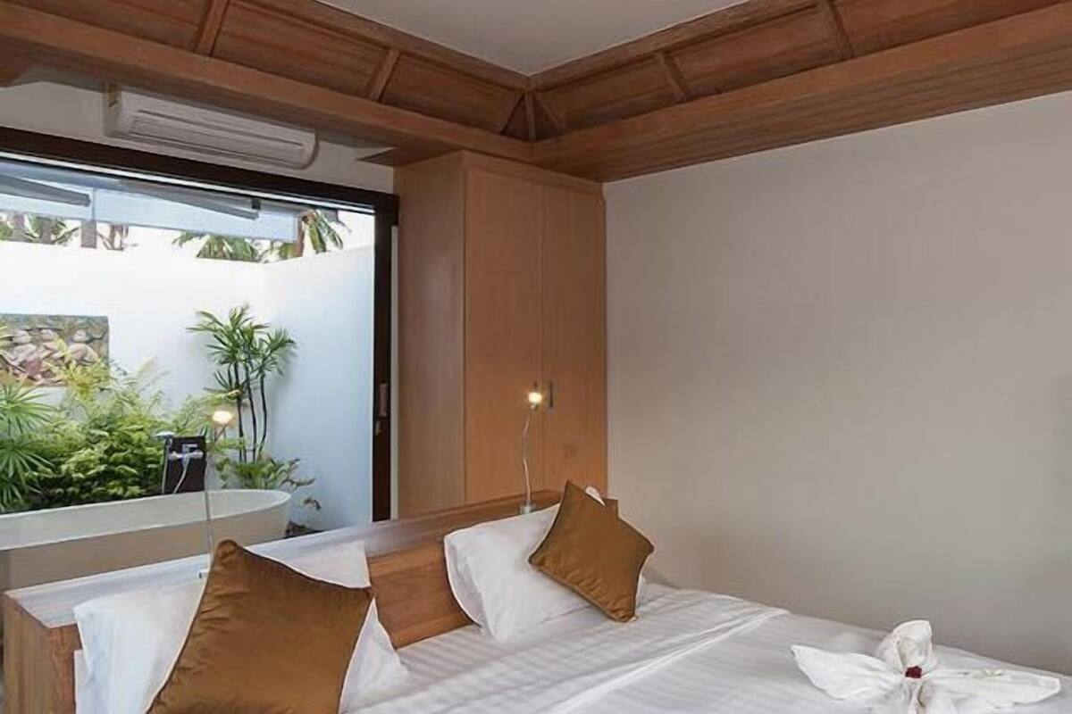 Vila, 2 quartos | Roupas de cama premium, camas Select Comfort, camas extras/dobráveis