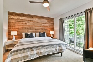 Aiglon 1742, 2 Bedrooms | 각각 다른 스타일의 인테리어, 각각 다르게 가구 비치, 다리미/다리미판, 무료 WiFi