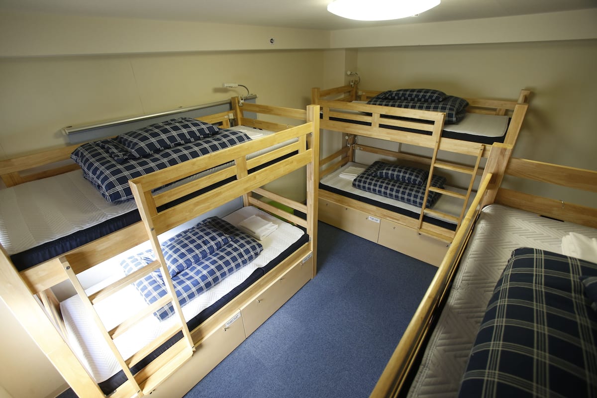 6-Person Mixed Dormitory, Non Smoking (Shared Bathroom)