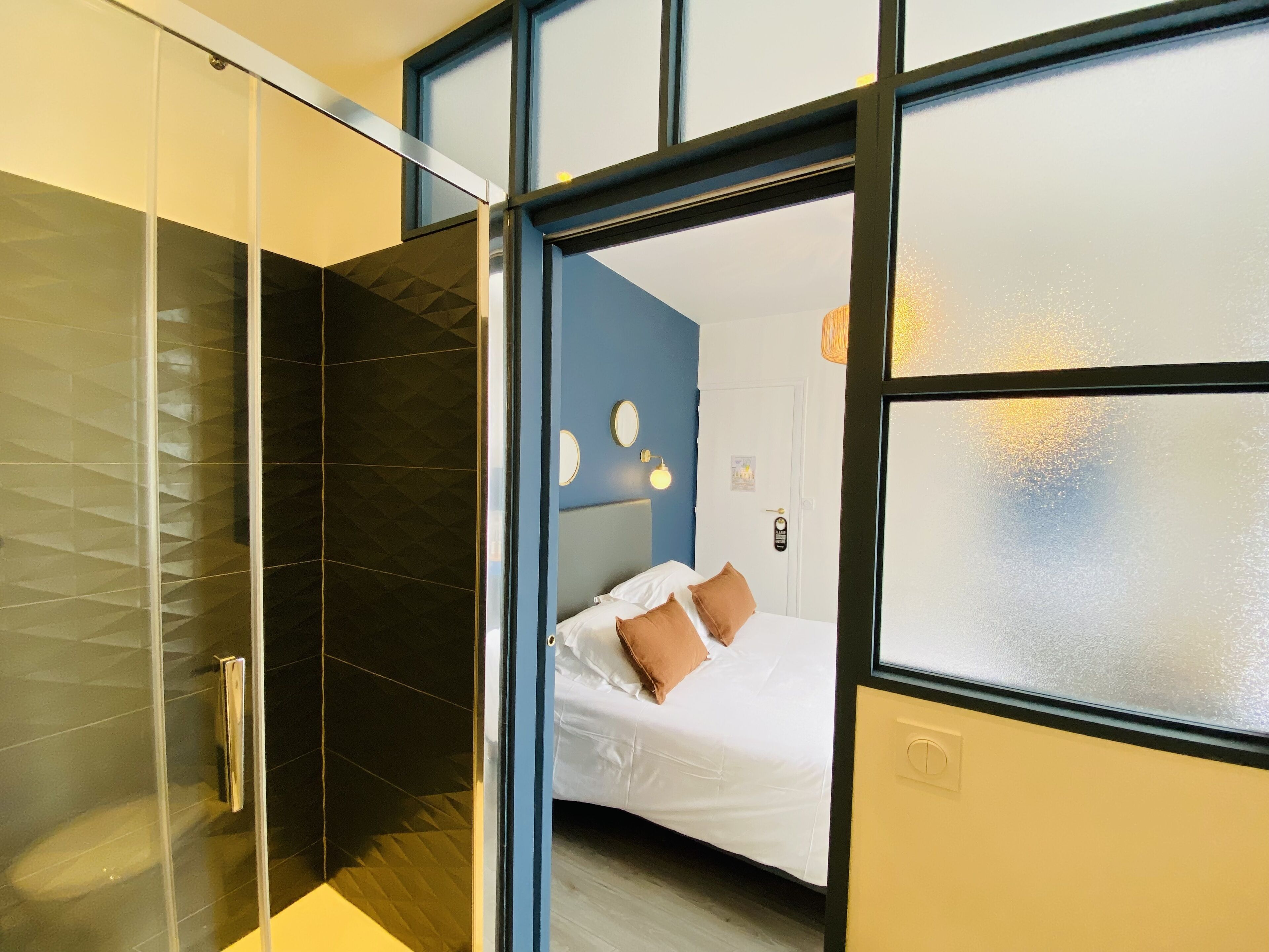 comfort triple room | bathroom | free toiletries, hair dryer, towels