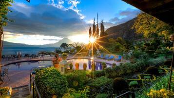 Landuitzicht vanuit accommodatie