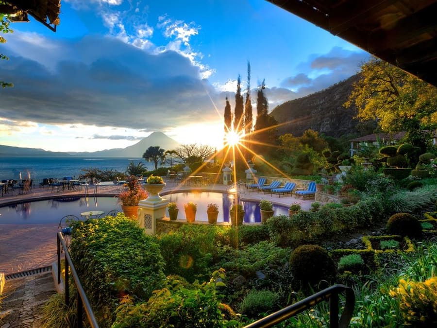 Blick auf die Umgebung