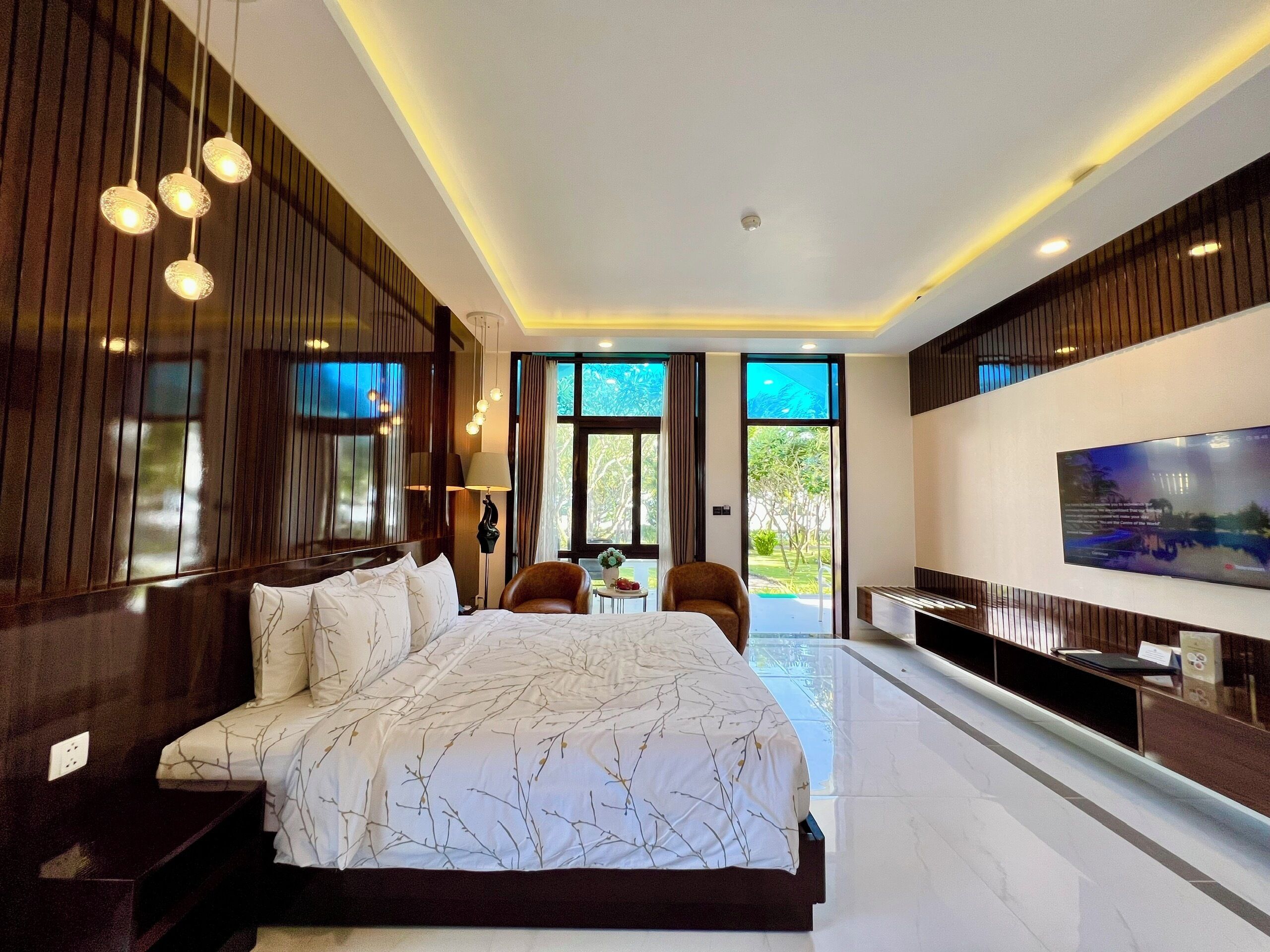 Phòng Suite dành cho gia đình, 2 phòng ngủ, quang cảnh biển | 1 phòng ngủ, két bảo mật tại phòng, trang trí khác biệt 