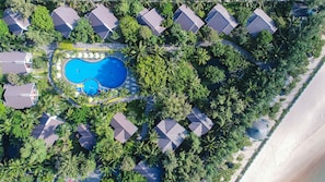 2 outdoor pools, open 6:00 AM to 8:00 PM, pool umbrellas, sun loungers