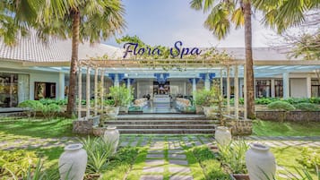 Sauna, hot stone massages, body scrubs, facials, reflexology, massages