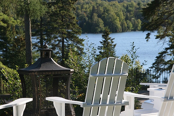 Blick von der Unterkunft