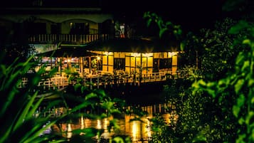 Front of property – evening/night