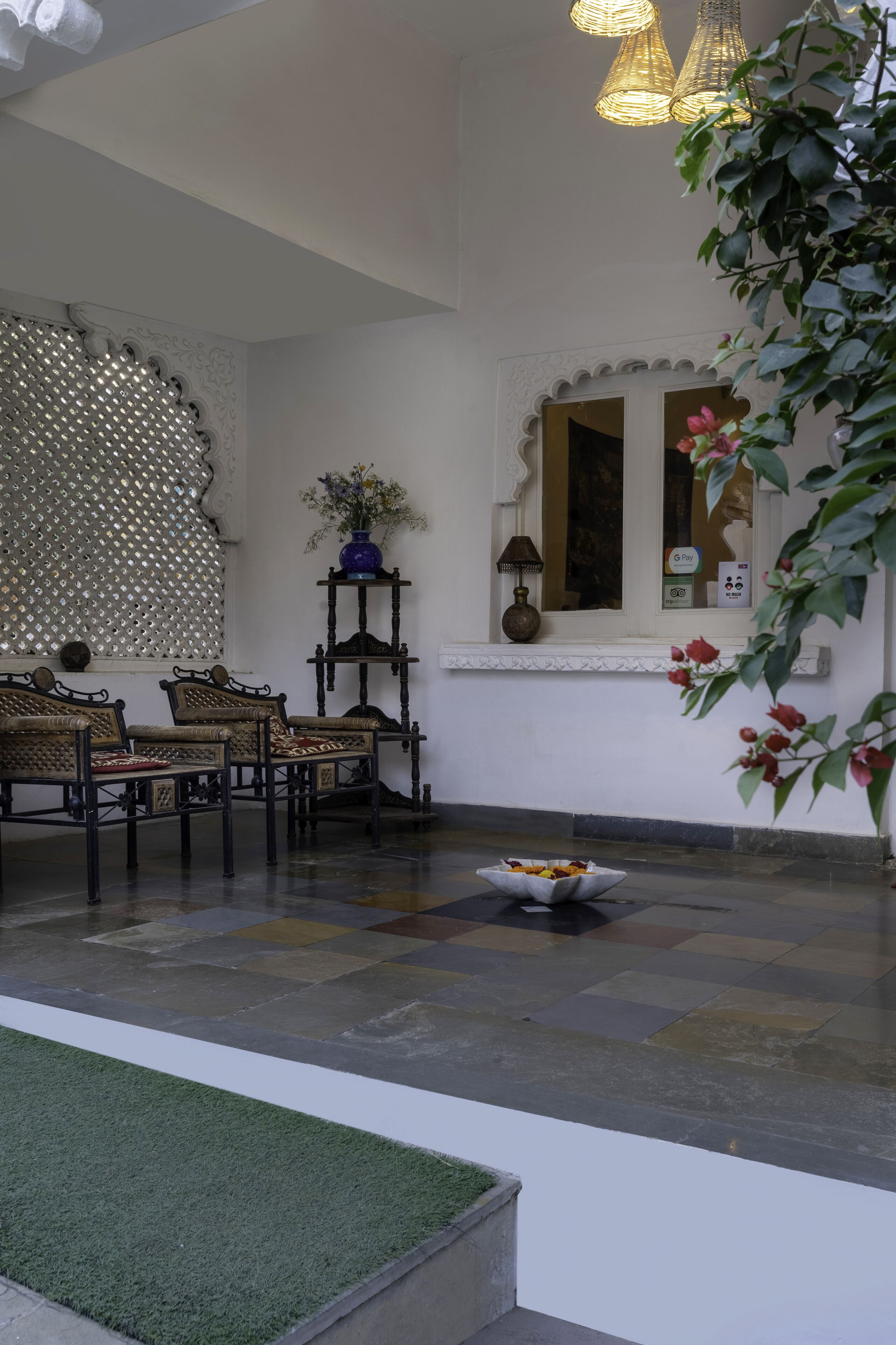 Façade de l’hébergement