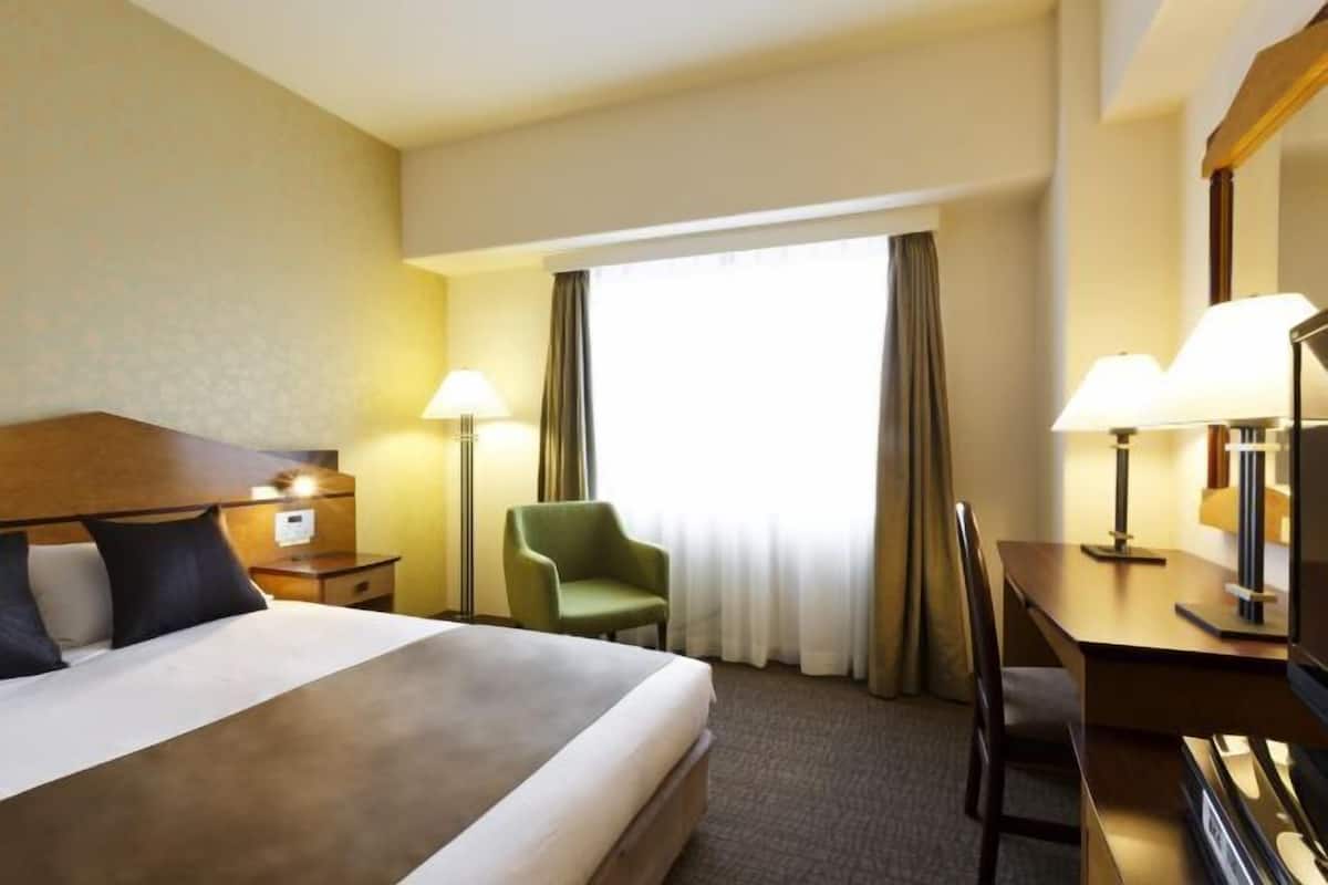 Down duvets, desk, blackout curtains, free WiFi