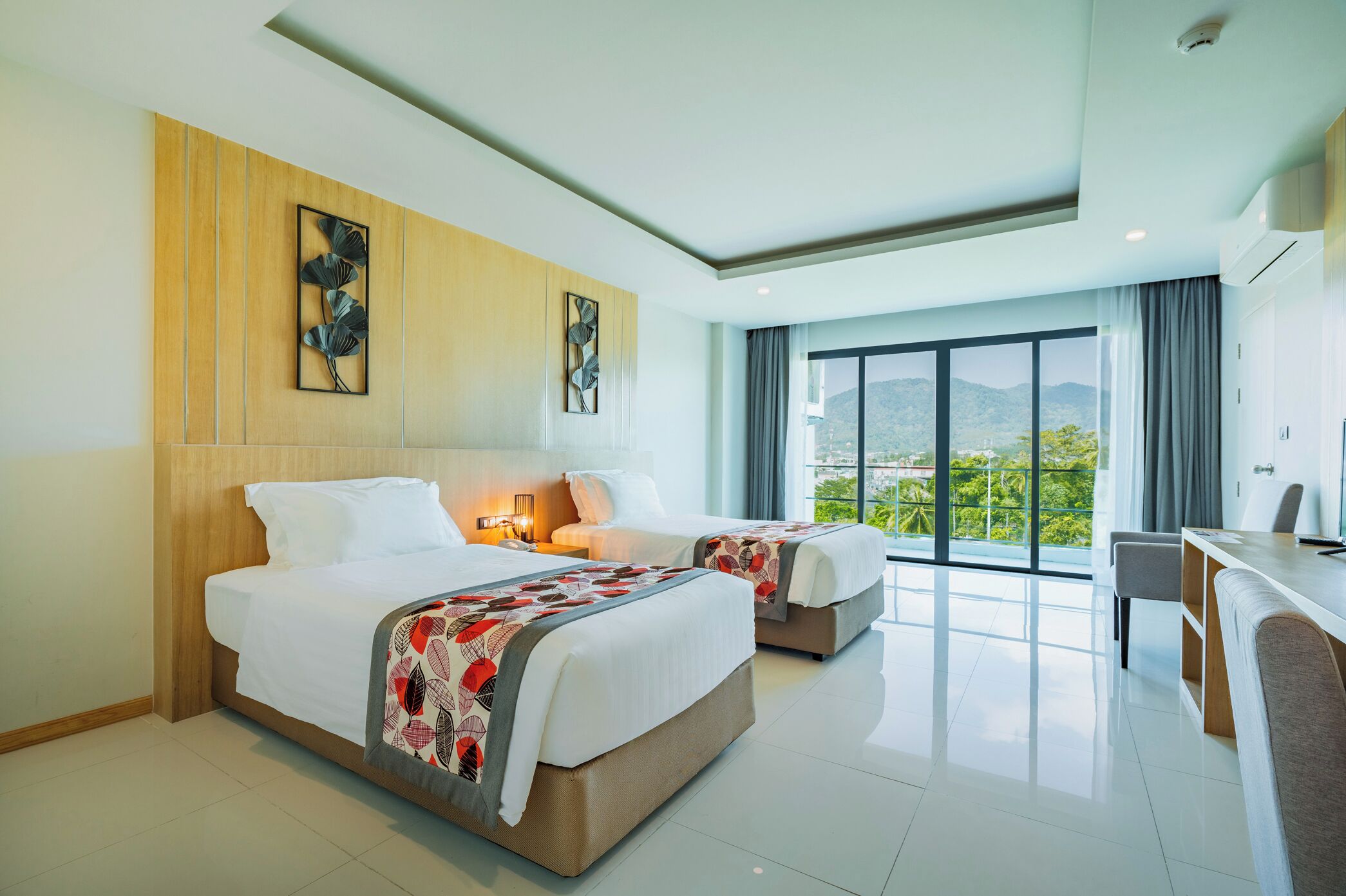 Kahden hengen grand-huone (kaksi sänkyä) | Tallelokero huoneessa, pimennysverhot, ilmainen Wi-Fi, vuodevaatteet