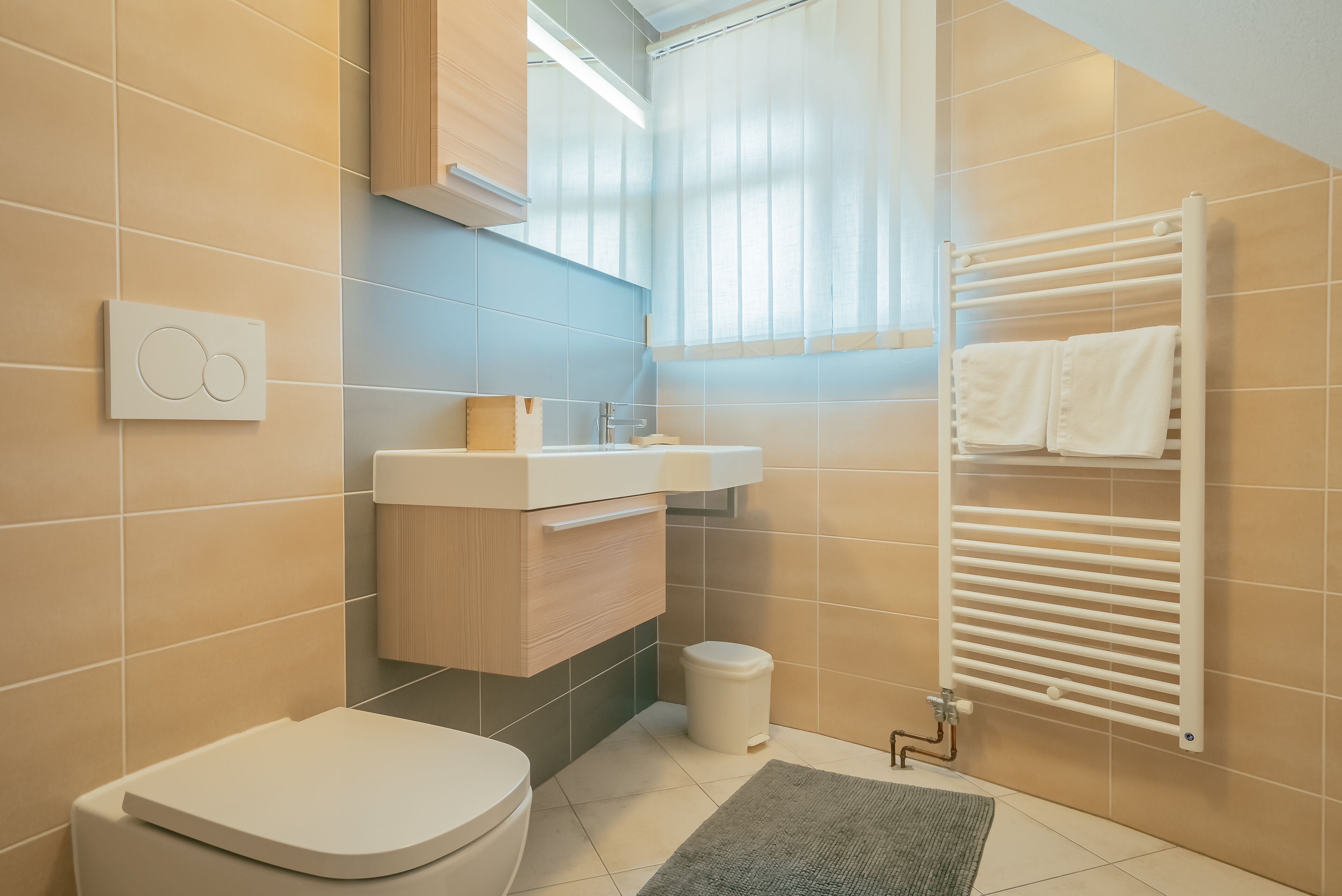 standard double or twin room | bathroom | free toiletries, hair dryer, towels, soap