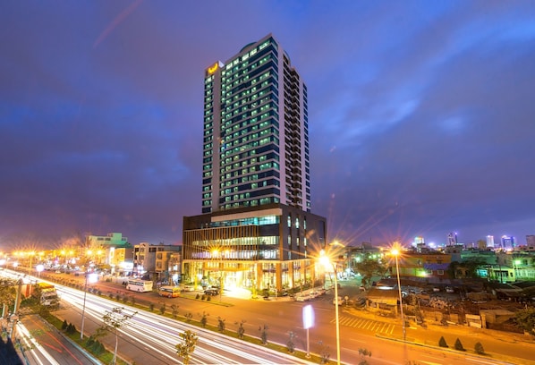 Front of property – evening/night