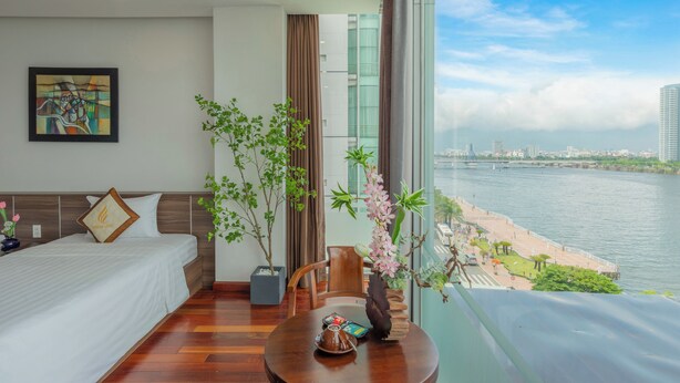 Suite Triple River View | View from room - Hoang Linh Riverside Hotel (Da Nang)