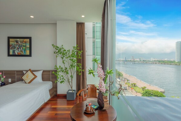 Suite Triple River View | View from room - Hoang Linh Riverside Hotel (Da Nang)