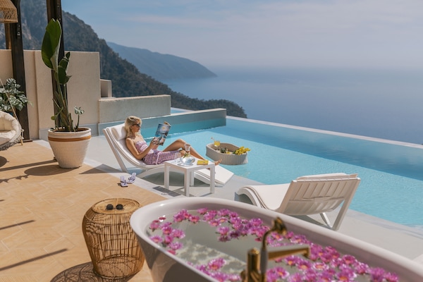 Venus Suite (Sea View) | 1 quarto, roupas de cama premium, frigobar, cofres nos quartos